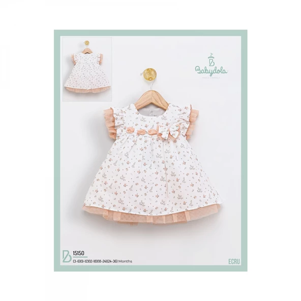 Babydola 15150 Elbise Ekru