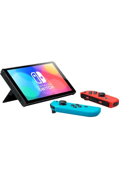 Nintendo Switch 64 Gb Konsol Oled Model - Kırmızı/mavi - 3