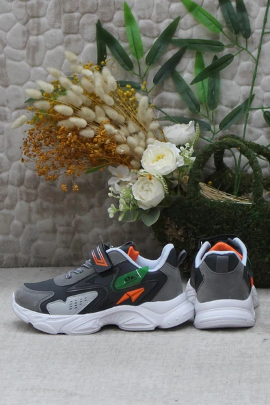 M.P 242 3320 Füme Rahat Hafif Orijinal Ürün Erkek Çocuk Ayakkabı - Resim 4