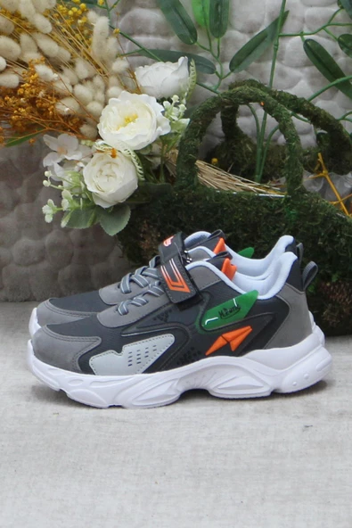 M.P 242 3320 Füme Rahat Hafif Orijinal Ürün Erkek Çocuk Ayakkabı - Resim 3