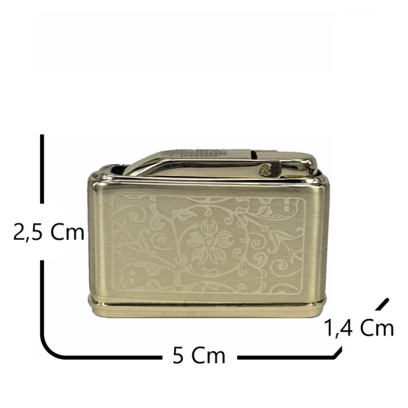 İbelo Tarz Çelik Depo Promise Çakmak Altın Renk - Resim 5