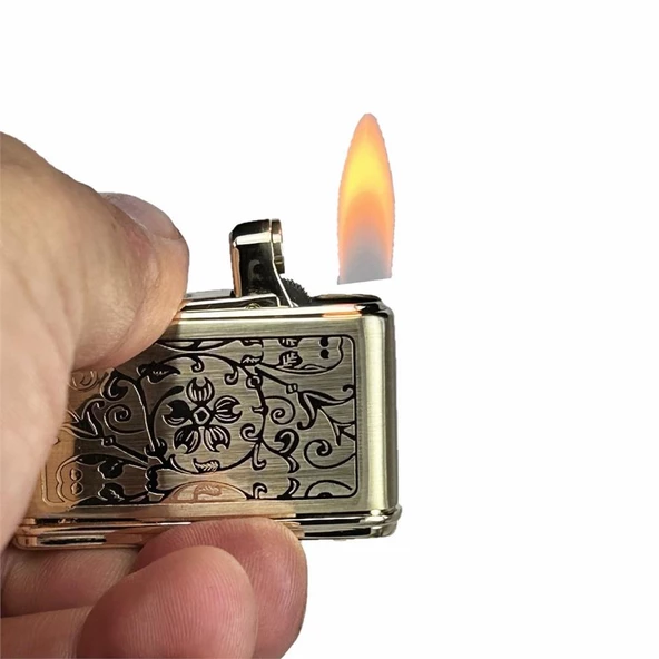 İbelo Tarz Çelik Depo Promise Çakmak Altın Renk - Resim 2