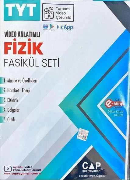 TYT Fizik Seti Çap Yayınları