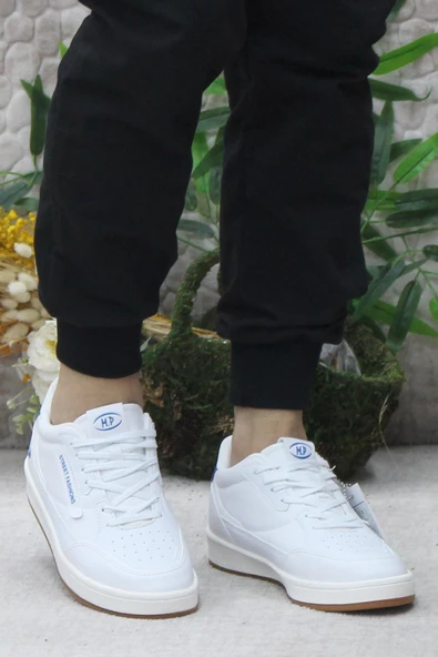 M.P 242 2058 Beyaz Mavi Rahat Orijinal Ürün Sneaker Erkek Ayakkabı - 2