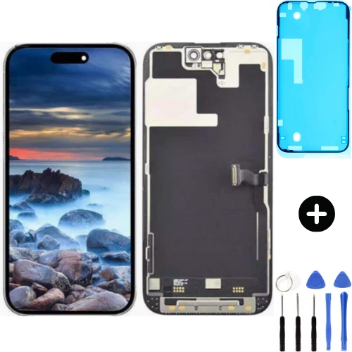 iPhone 14 Pro Max Uyumlu Lcd Dokunmatik Ekran + Montaj Seti