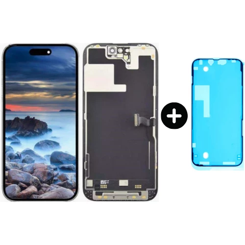 iPhone 14 Pro Max Uyumlu OLED Lcd Dokunmatik Ekran + Toz Bandı