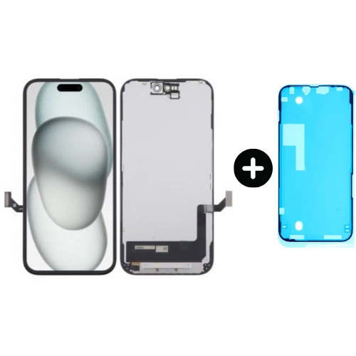 iPhone 15 Uyumlu Lcd Dokunmatik Ekran + Sıvı ve Toz Bandı