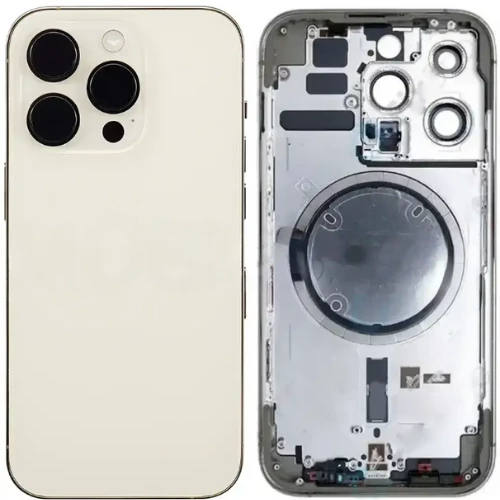 iPhone 14 Pro Max Uyumlu Boş Kasa Gold