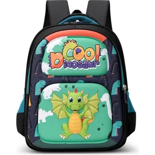 Taros Unick Color Dino Kabartmalı Orta Boy Sırt Cantası