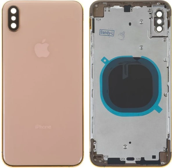 iPhone XS Max Uyumlu Boş Kasa Gold