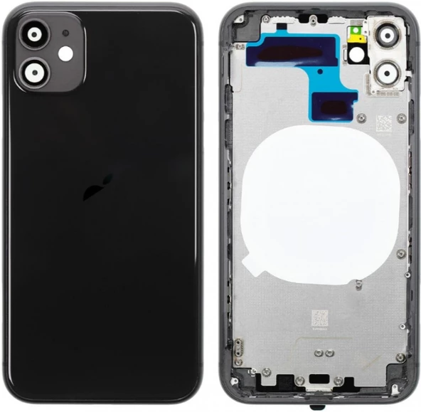 iPhone 11 Uyumlu Boş Kasa Siyah