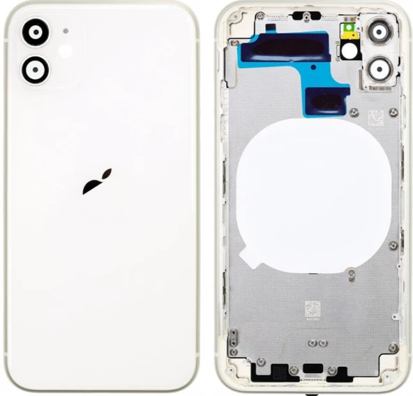 iPhone 11 Uyumlu Boş Kasa Beyaz