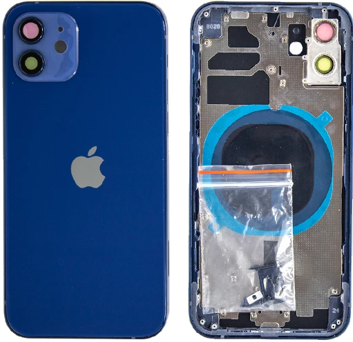 iPhone 12 Uyumlu Boş Kasa Mavi