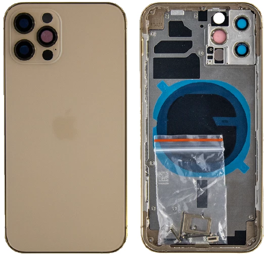 iPhone 12 Pro Uyumlu Boş Kasa Gold