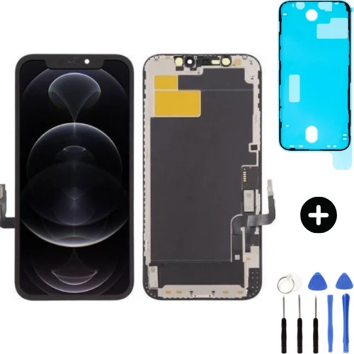 iPhone 12 Pro Uyumlu Soft OLED Lcd Dokunmatik Ekran + Montaj Seti