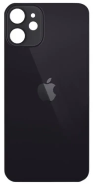 iPhone 12 Mini Uyumlu Arka Pil Batarya Kapak Siyah
