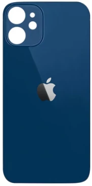 iPhone 12 Mini Uyumlu Arka Pil Batarya Kapak Mavi