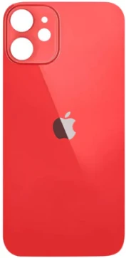 iPhone 12 Mini Uyumlu Arka Pil Batarya Kapak Kırmızı