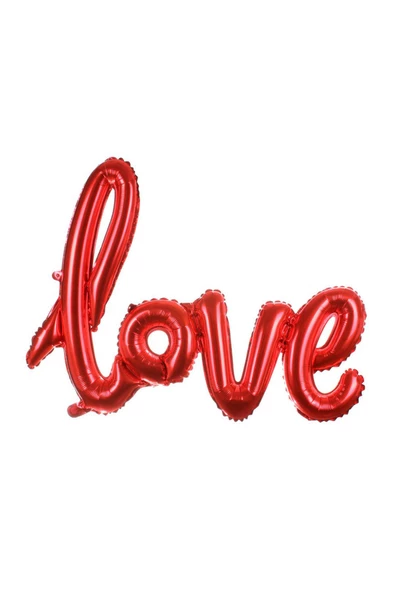 Kına Atölyesi Love Yazılı Folyo Parti Balonu 18 inç
