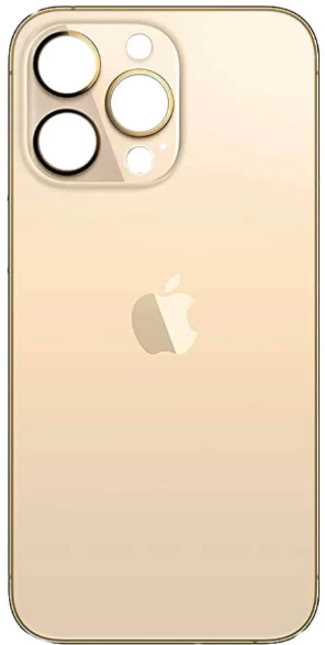 iPhone 13 Pro Uyumlu Arka Pil Batarya Kapak Gold