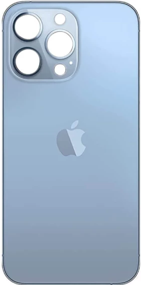 iPhone 13 Pro Max Uyumlu Arka Pil Batarya Kapak Mavi