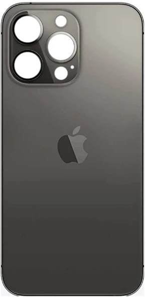 iPhone 13 Pro Max Uyumlu Arka Pil Batarya Kapak Siyah