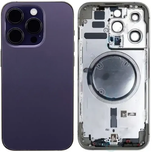 iPhone 14 Pro Uyumlu Boş Kasa Mor ürün görseli 1