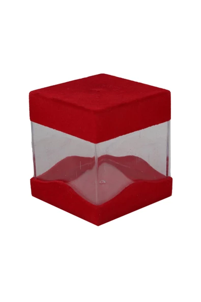 Kına Atölyesi Nişan Hediyelik Kadife Kare Kutu 5x5 10 Adet - 5