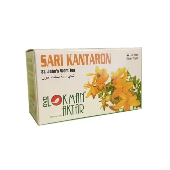Sarı Kantaron Çayı 20 'Li Süzen Poşet 1Adet, Lokman Aktar