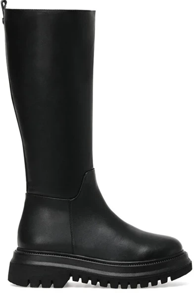 Feles Kadın Kalın ve Yüksek Taban Elastik Çizme Bot Kadın Çizme - Resim 10