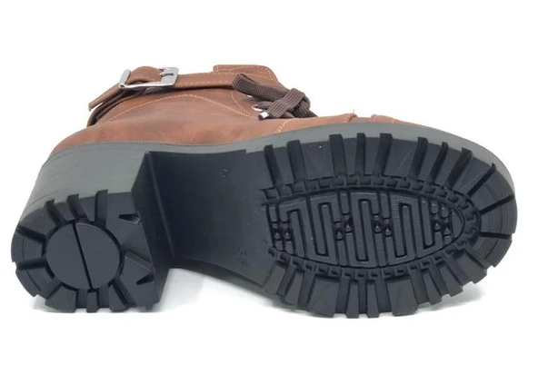 Ayakdaş 4031 Toka Detaylı Topuklu Kadın Bot - 6