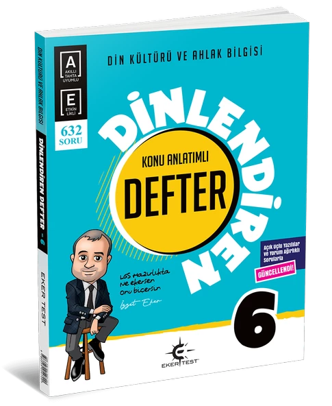 Eker Test 6 Sınıf Din Kültürü Dinlendiren Defter