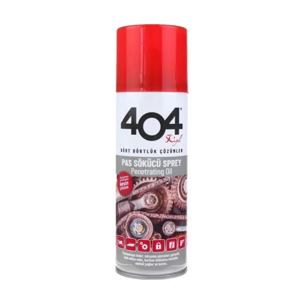 404 Pas Sökücü ve Yağlayıcı Sprey 200 ml - 1