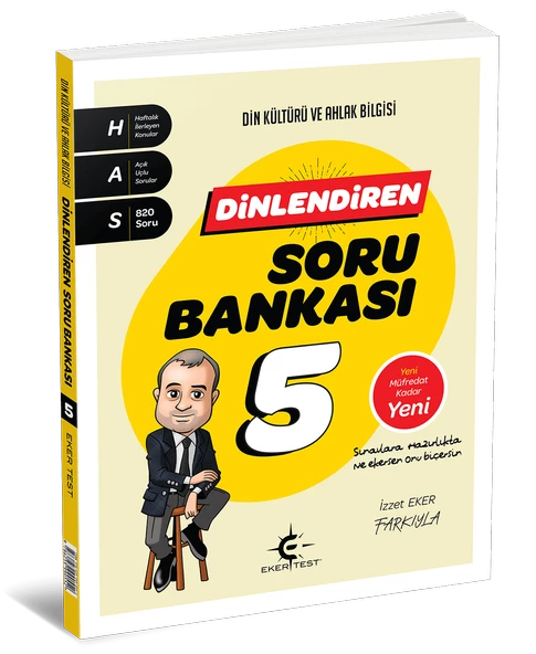 Eker Test 5 Sınıf Din Kültürü Dinlendiren Soru Bankası