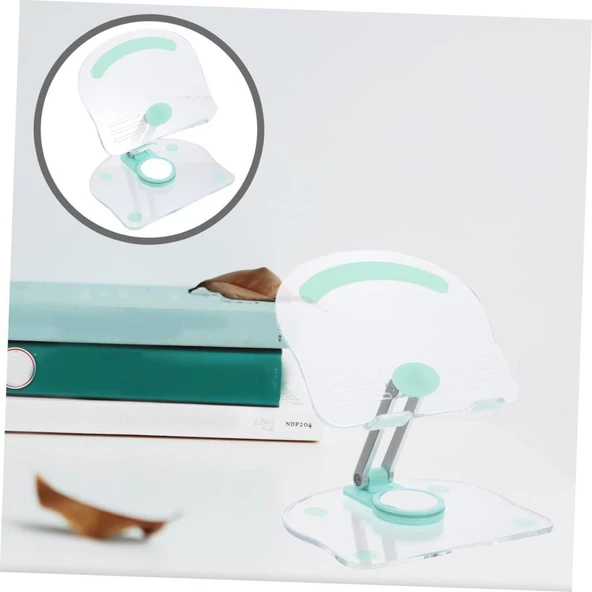 Huawei Mediapad T3 7" 360° Dönebilen Masaüstü Tablet ve Telefon Tutucu Standı - Resim 8