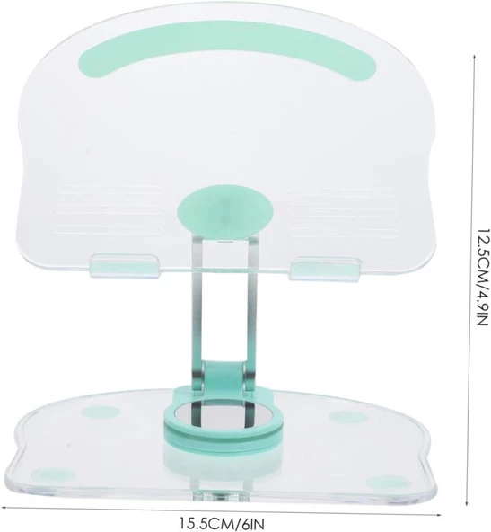 Huawei Mediapad T3 7" 360° Dönebilen Masaüstü Tablet ve Telefon Tutucu Standı - Resim 6