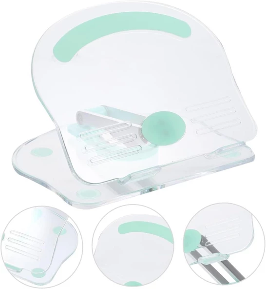 Huawei Mediapad T3 7" 360° Dönebilen Masaüstü Tablet ve Telefon Tutucu Standı - Resim 4