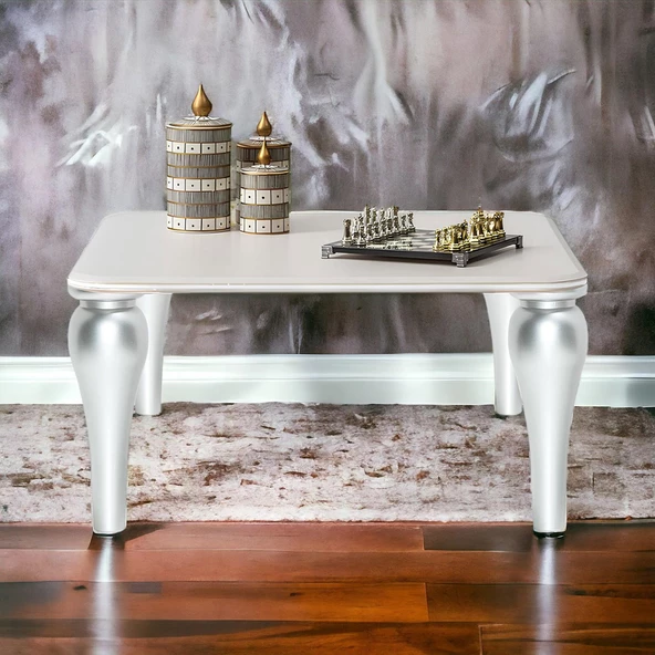 Sembol Plastik Sehpa Ayağı 30 cm Gümüş Gri 1 Adet Mobilya Çay Orta Sehpası M8 Civatalı Ayak Ayaklar - 6