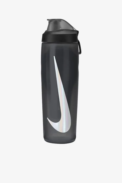 Nike Refuel Locking Lid 24 Oz Unisex Gri Suluk N.100.7668.054