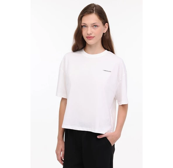 Lumberjack Wb Boxy Cnecck 11GF601 Kadın T-shirt - 2