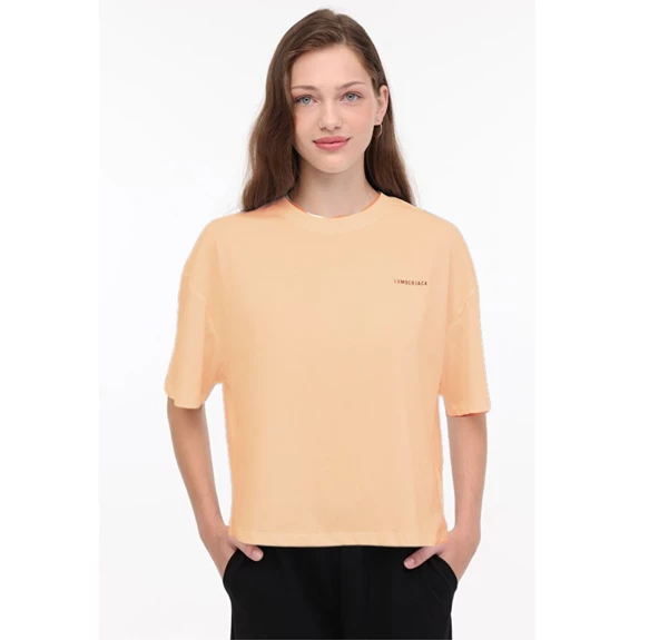 Lumberjack Wb Boxy Cnecck 11GF601 Kadın T-shirt - 5