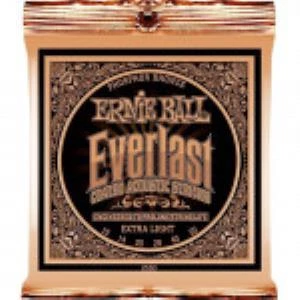 Ernie Ball P02550 Everlast Akustik Gitar Teli (Extra Light)