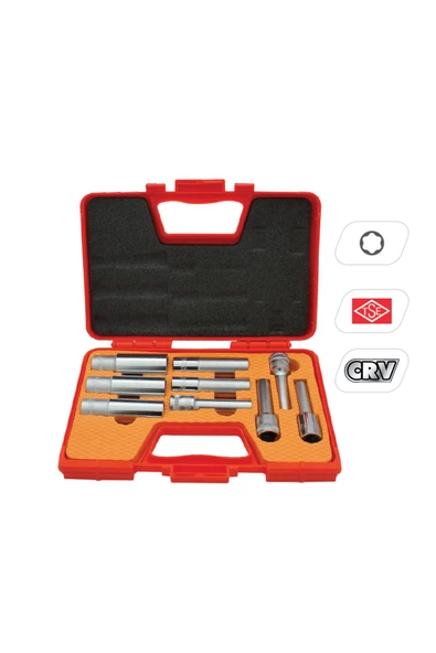 Rico 007-rc7014 9pc 1/2 Iç Torx E Lokma Seti Uzun