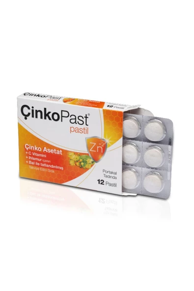 Çinkopast C Vitamini Ihlamur Bal Pastil 12li 11568 - 2