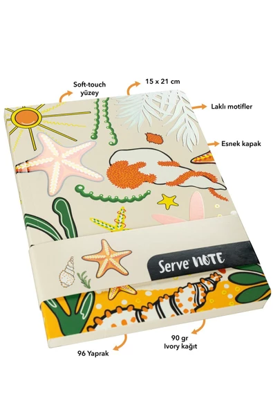 Deep Kalem + Defter + Min + Silgi Hediye Seti - Doğa Serisi - 3