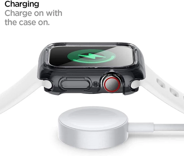 Spigen Apple Watch 44mm (Seri SE2/6/SE/5/4) Kılıf Ultra Hybrid Space Crystal - ACS01838 Teşhir - 3