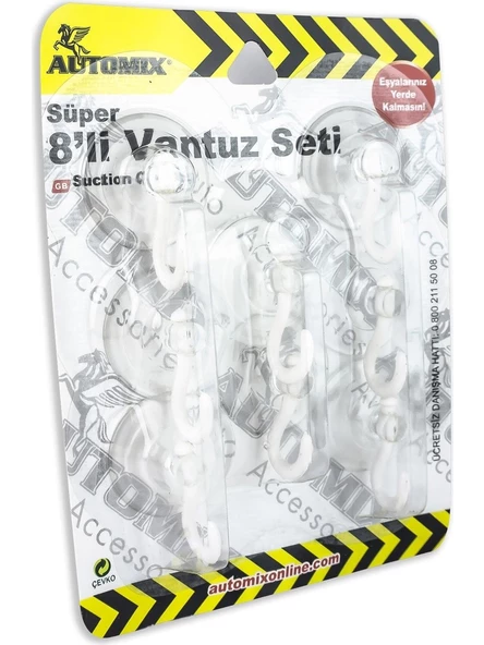 Automix Vantuz Set 8li