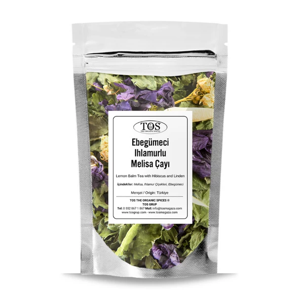 Ebegümeci ve Ihlamurlu Melisa Çayı 100 gr (1. Kalite) ürün görseli 1