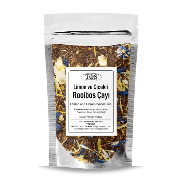 Limon ve Çiçekli Rooibos Çayı 40 gr (1. Kalite)