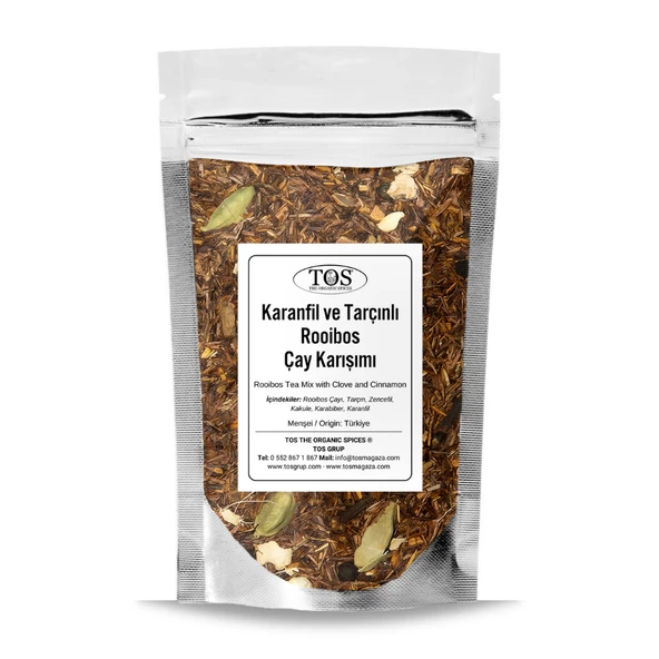 Karanfil ve Tarçınlı Rooibos Çay Karışımı 100 gr (1. Kalite) ürün görseli 1